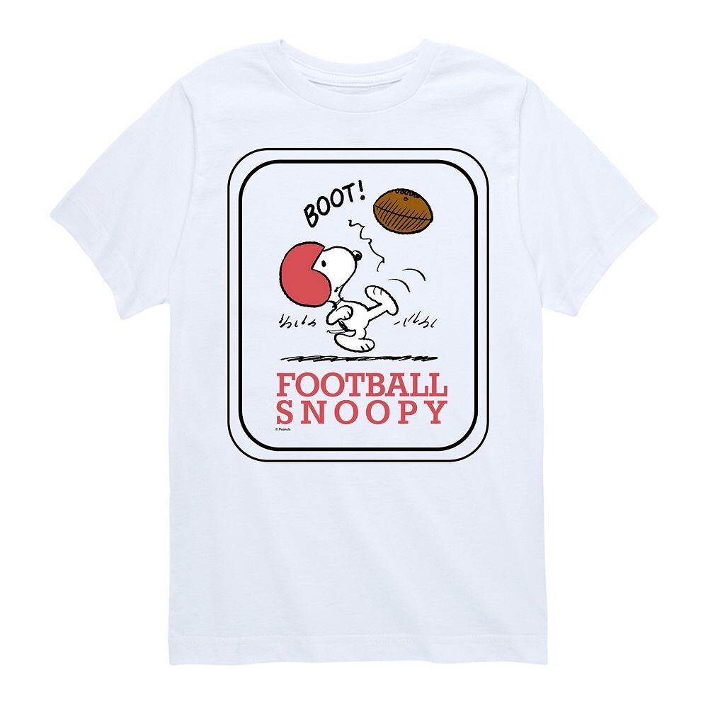

Футболка Peanuts Football Snoopy для мальчиков 8–20 лет с рисунком Licensed Character, белый