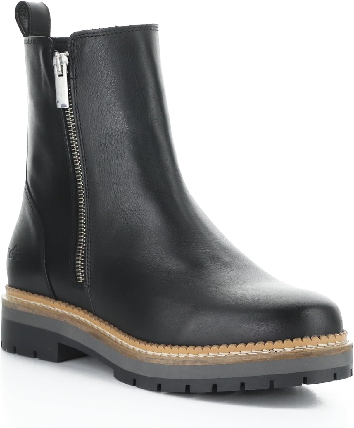 Ботинки Bos. Co. Feel Leather Side Zip Boot - Among Bos. & Co., черный