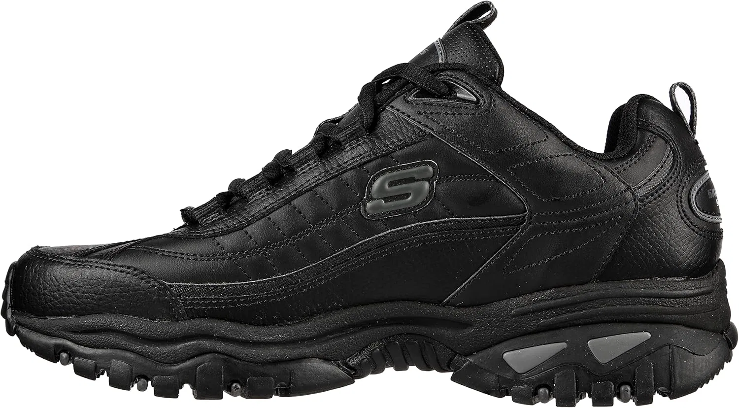 Мужские кроссовки Skechers Gowalk Arch Fit, спортивные слипоны, повседневные лоферы для походов, кроссовки для бега, черный/серый