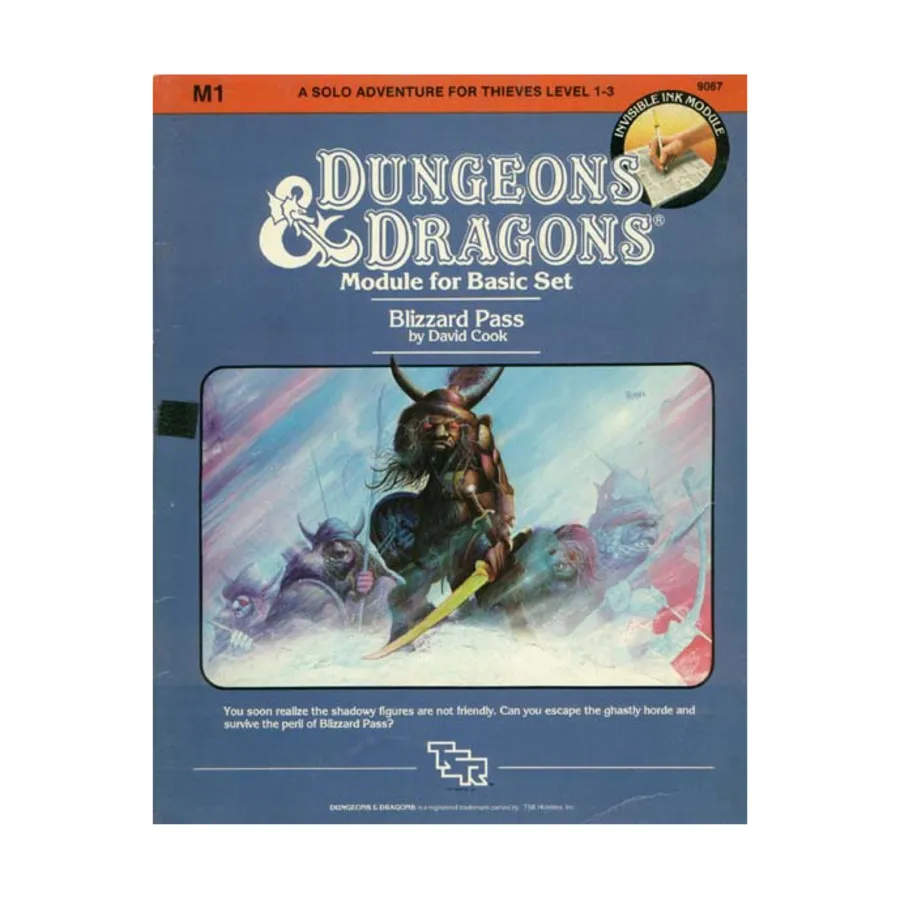 

Модуль Blizzard Pass, Basic Dungeons & Dragons (Original Edition) - Modules & Adventures - Assorted
