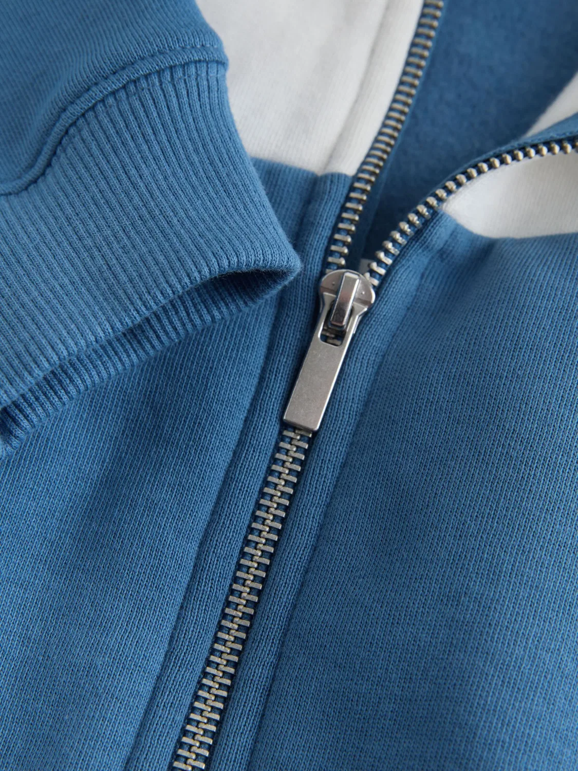 Толстовка на молнии Next, Navy/Light Blue — фото 4
