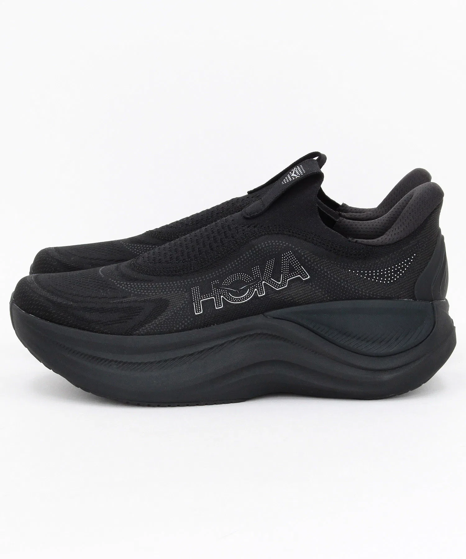 Мужские кроссовки для активного отдыха HOKA SKYWARD LACELESS чёрные — фото 3