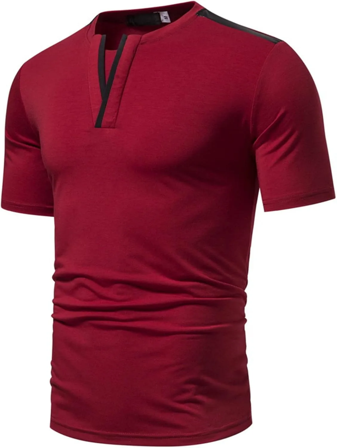 

Мужская футболка с V-образным вырезом и коротким рукавом Zeiyignr