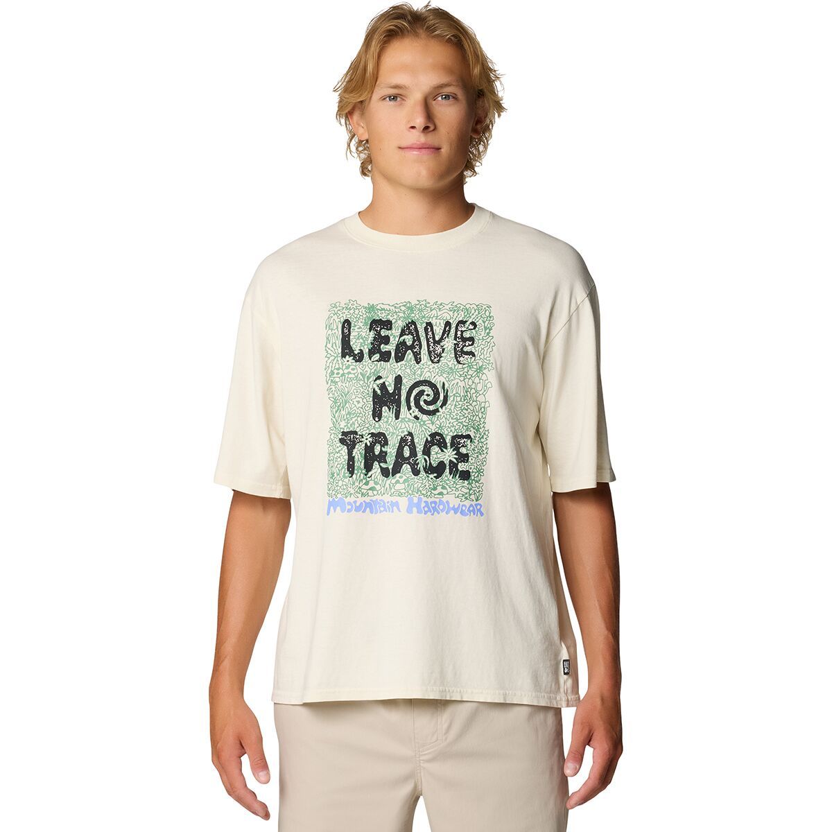 

Футболка с коротким рукавом Extra vitamins x leave no trace Mountain Hardwear, цвет stone