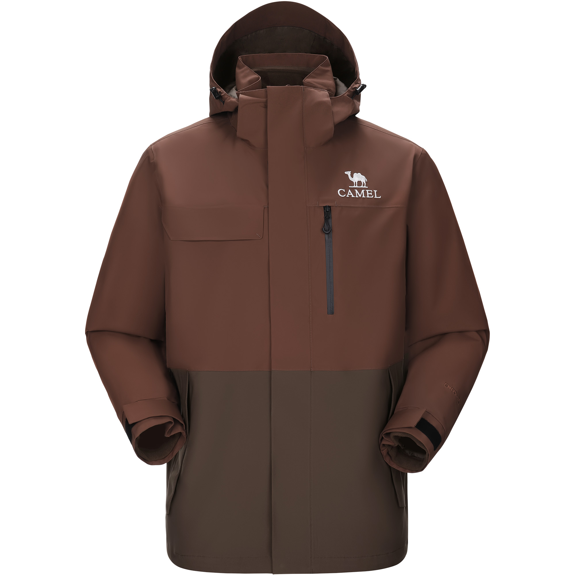 

CAMEL Ветровка мужская водонепроницаемая ветрозащитная дышащая, Rosewood Brown/Brick Umber