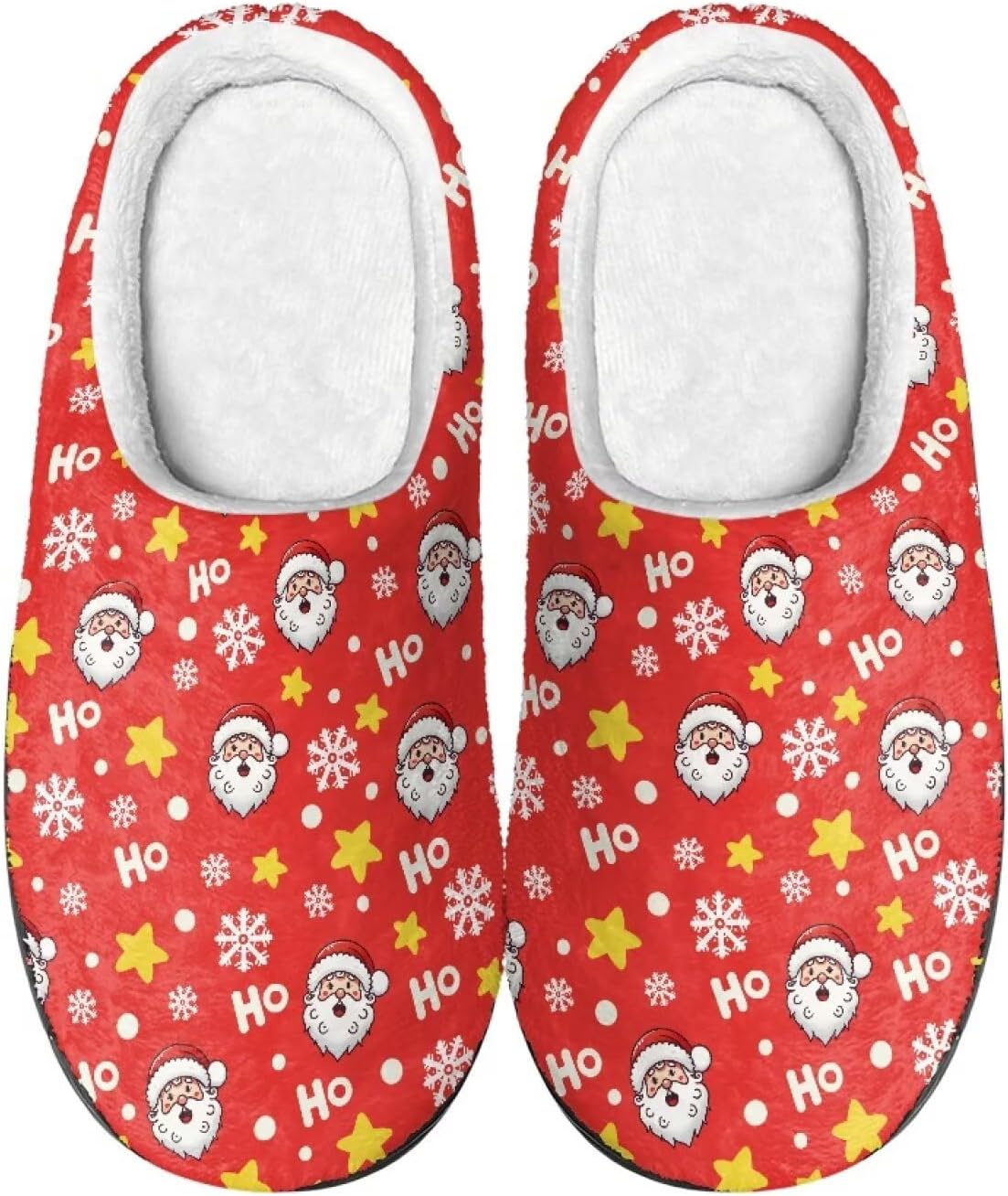 

Тапочки Showudesigns для женщин и мужчин, удобная обувь, теплые, Santa Claus Funny