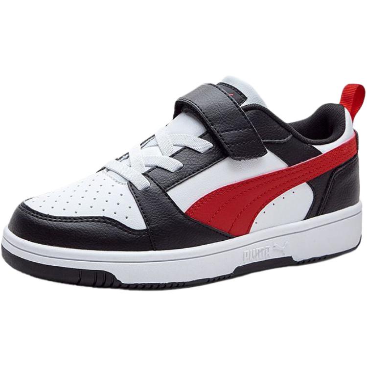 

Низкие детские кроссовки для скейтбординга Rebound V6 Lo для подростков PUMA, черный/белый/красный