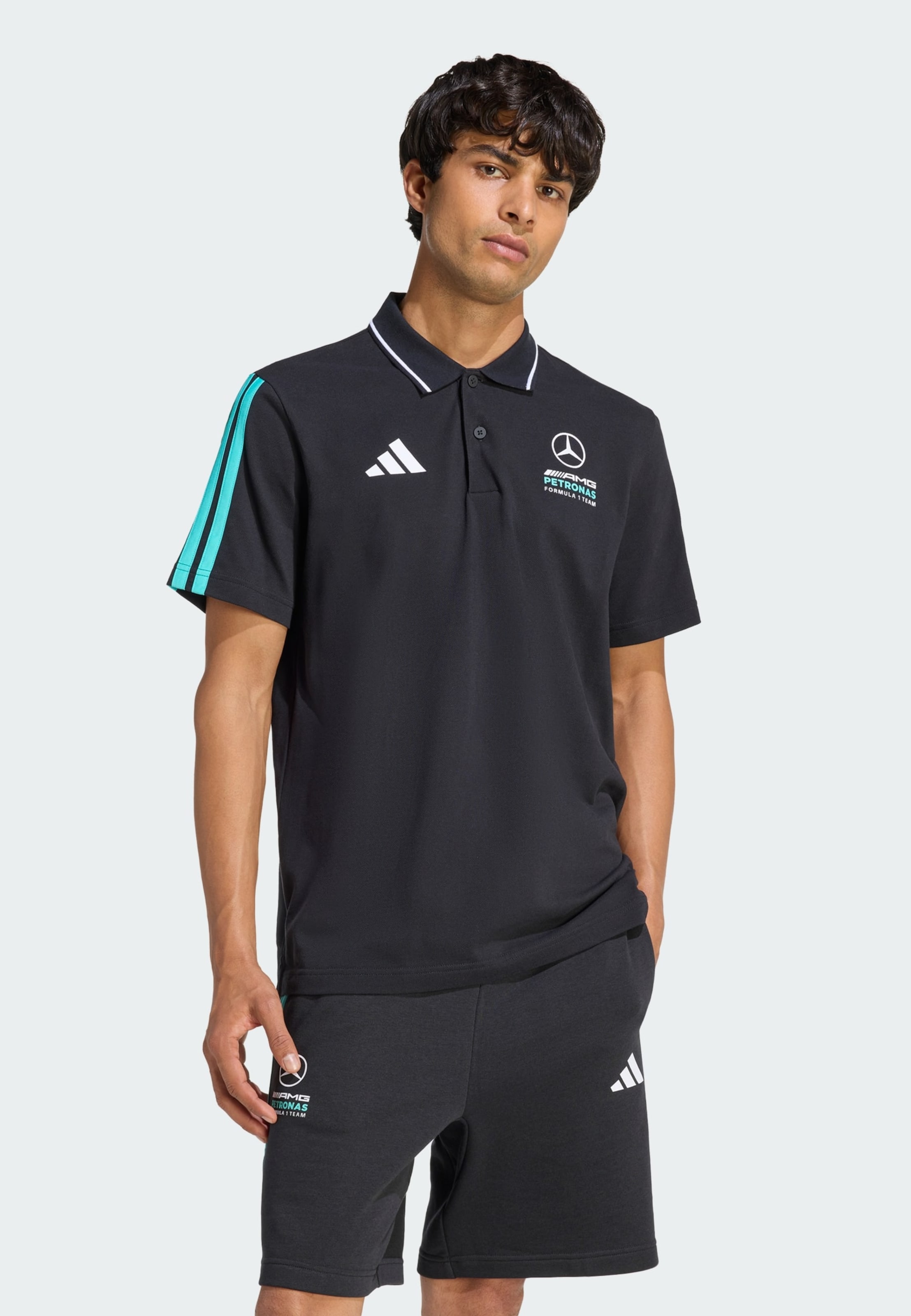 Adidas Performance Футболка Performance 'Mercedes - AMG Petronas Formula 1 Team DNA' черная — фото 2