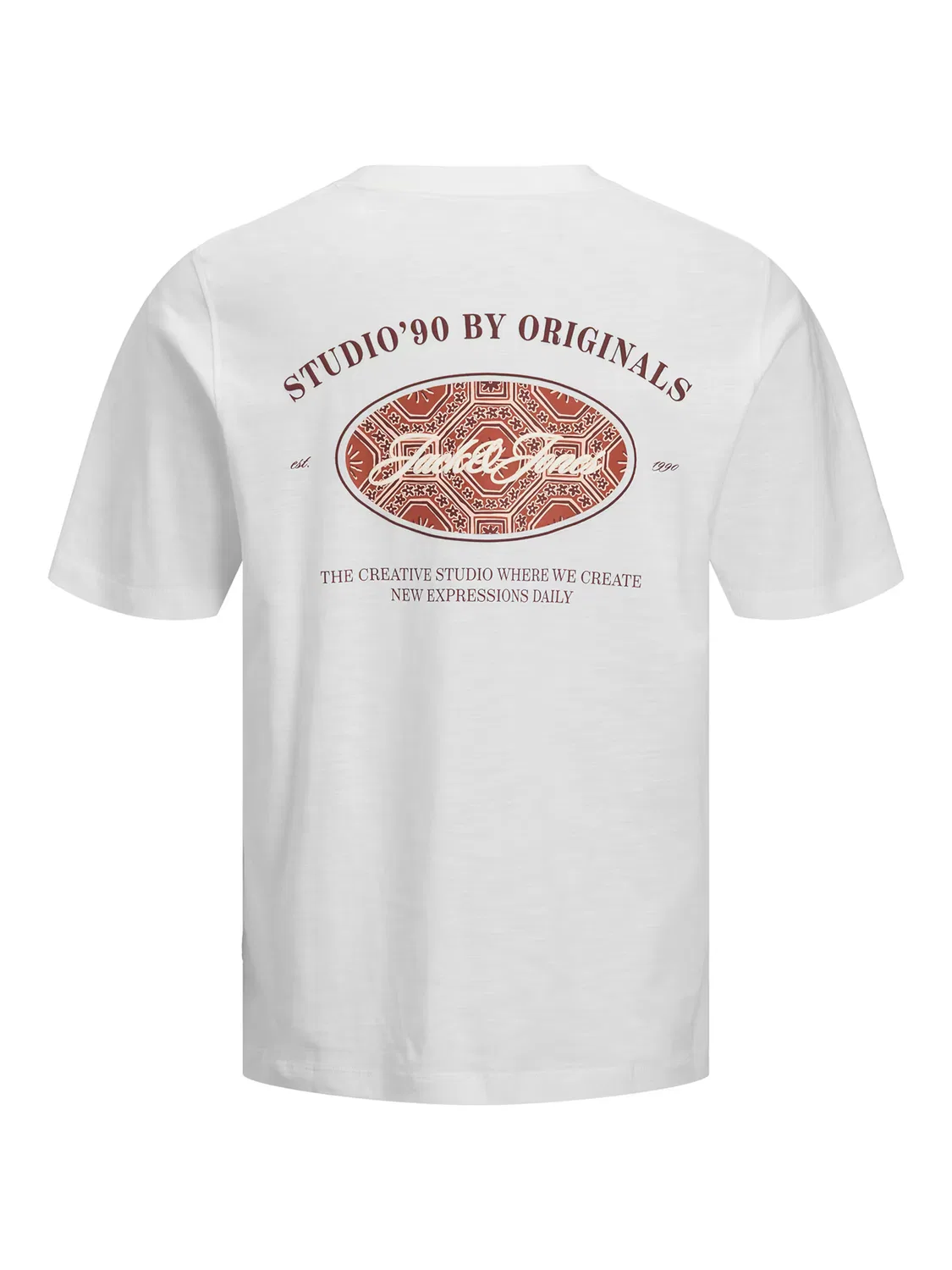 Футболка 'JORCassis' Jack & Jones Junior, White — фото 2