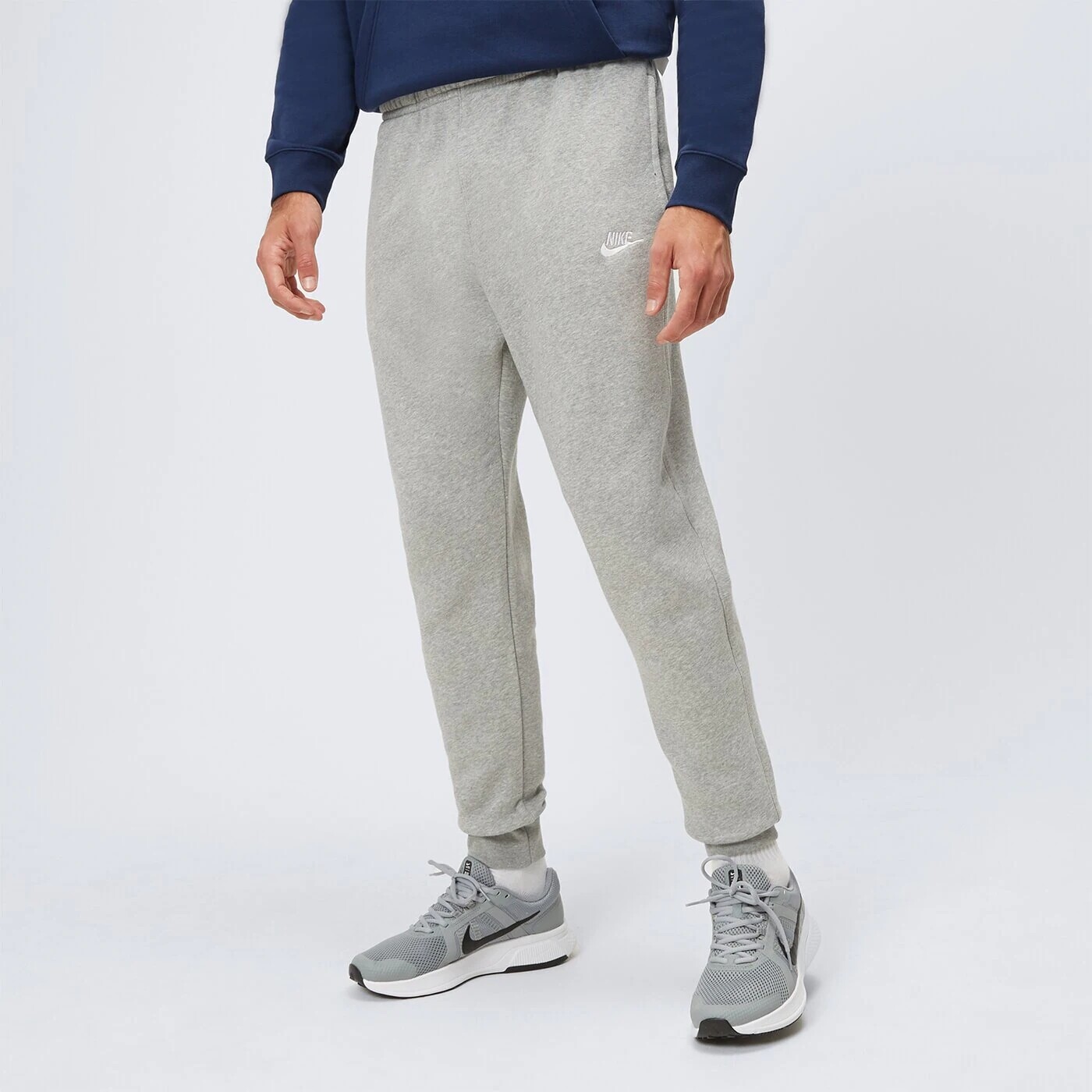 Брюки флисовые Nike SportWear Club, серый — фото 3
