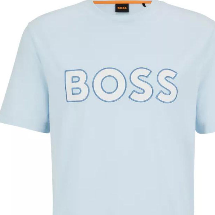 

Футболка мужская светло-голубая HUGO BOSS
