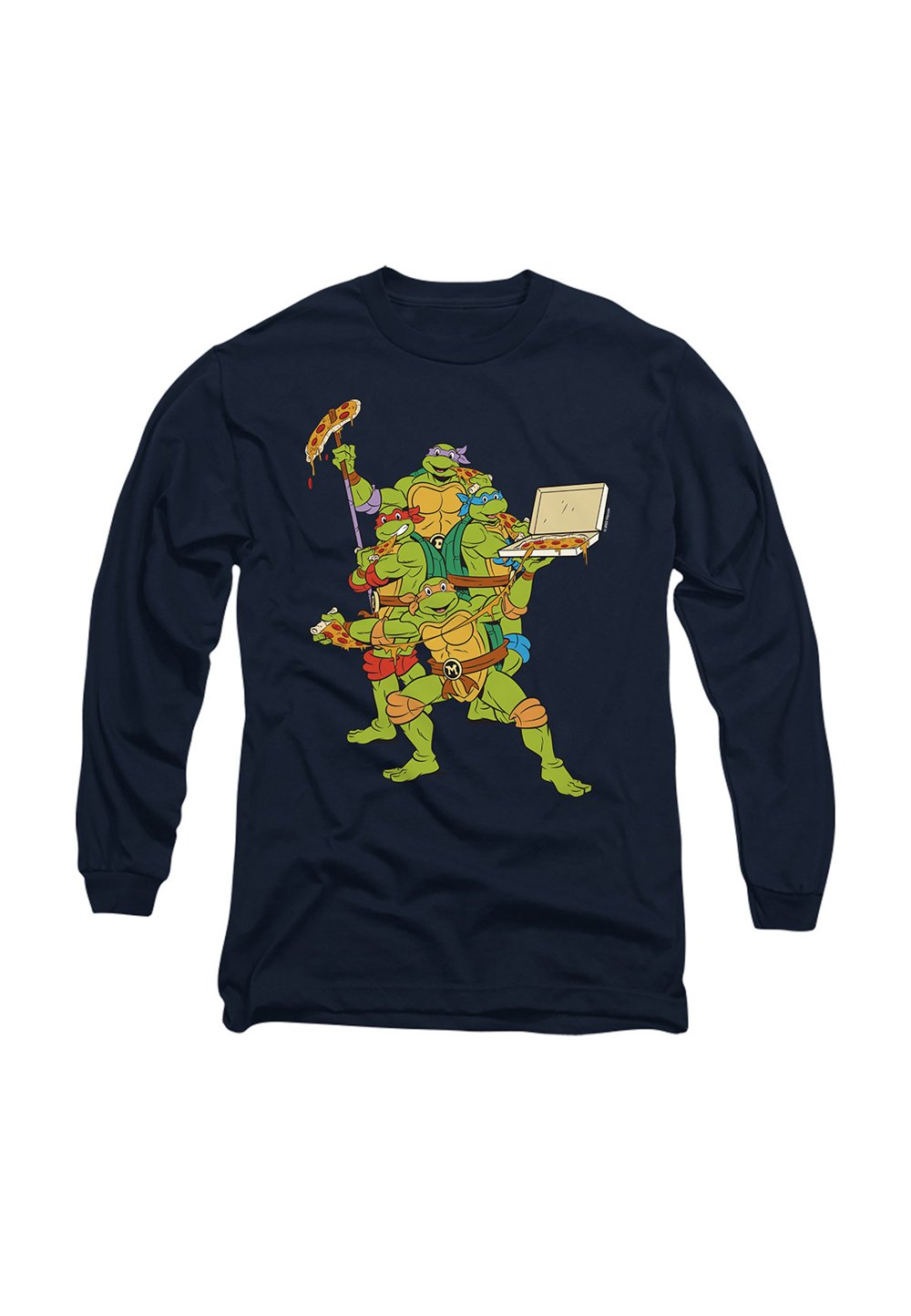 

Топ с длинными рукавами TMNT PIZZA PARTY Cotton Soul, темно-синий