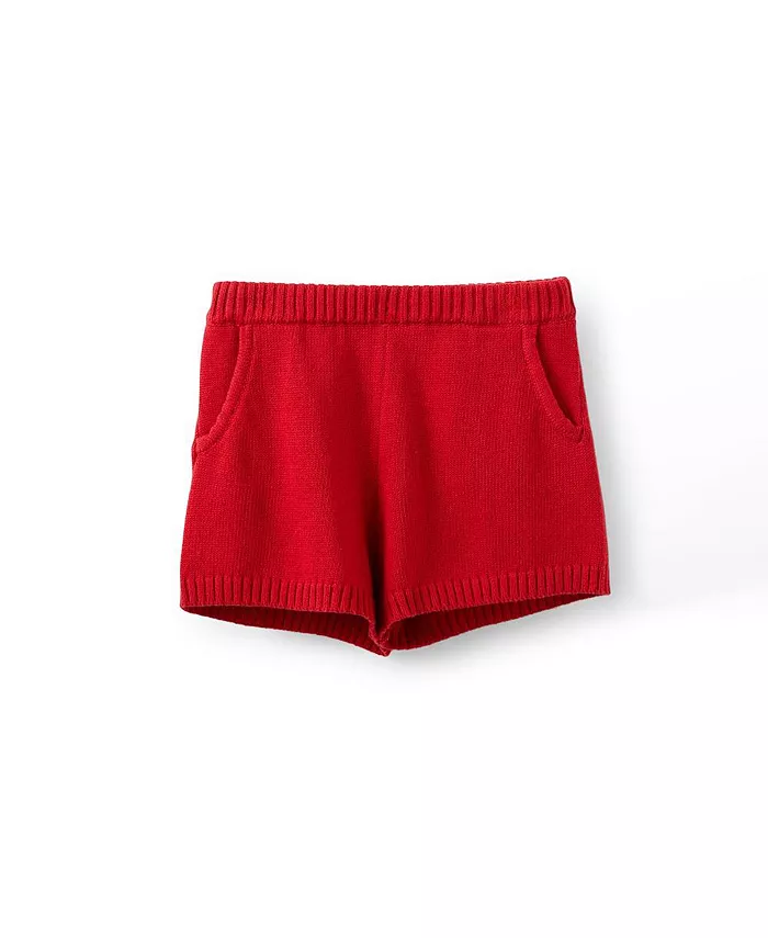 

Маленькие девочки: вязаные шорты Little/Big Camie COTTON ON, красный
