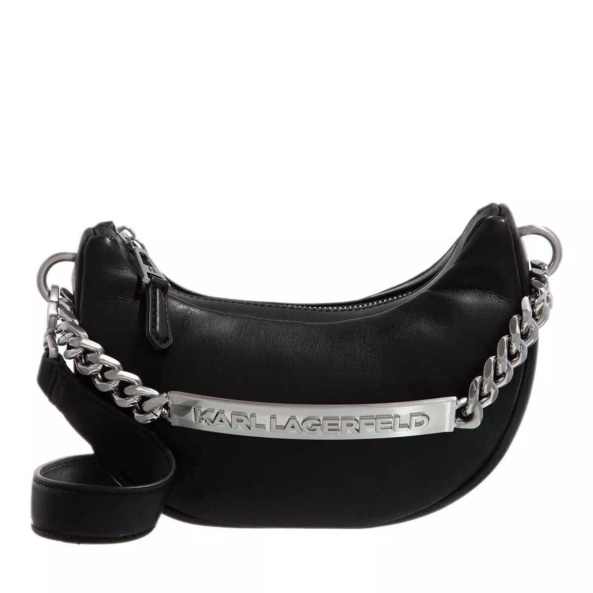 

Сумка k id sm в форме полумесяца Karl Lagerfeld, черный