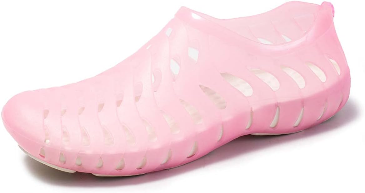 

Легкие дышащие нескользящие садовые сандалии HYDLONGR для мужчин и женщин, быстро сохнущие водные туфли с отверстиями для пляжа и каякинга, розовый