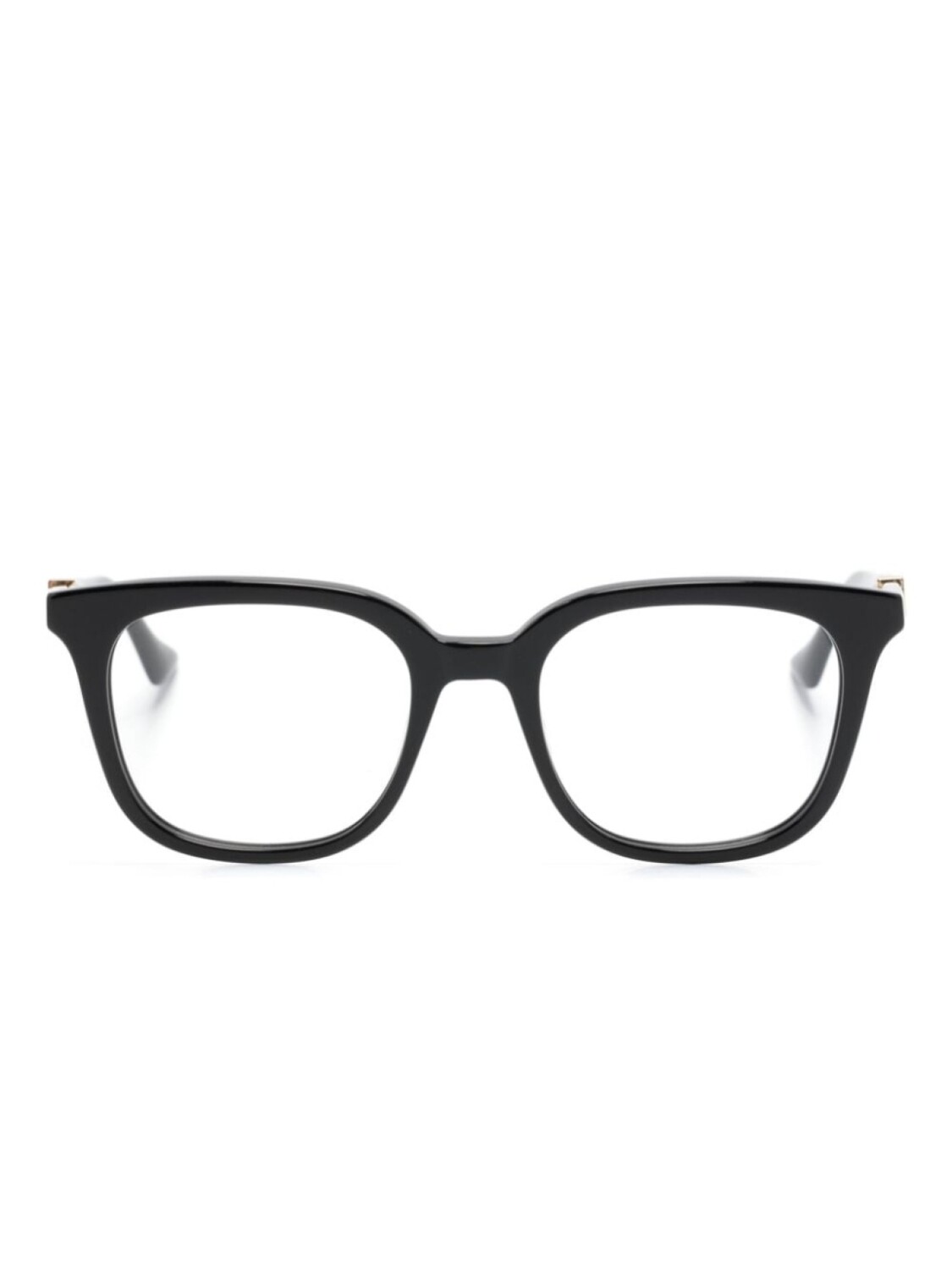 

Gucci Eyewear очки в квадратной оправе с отделкой Web, черный
