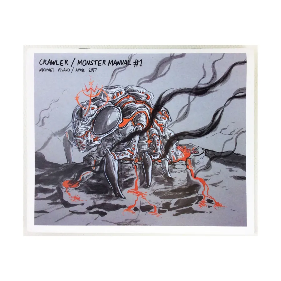 

Crawler Monster Manual #1, Role Playing Games (Haunted Meat), мягкая обложка