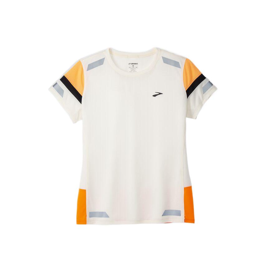 

Brooks Обычная футболка женская белая, Белый, Brooks Обычная футболка женская белая