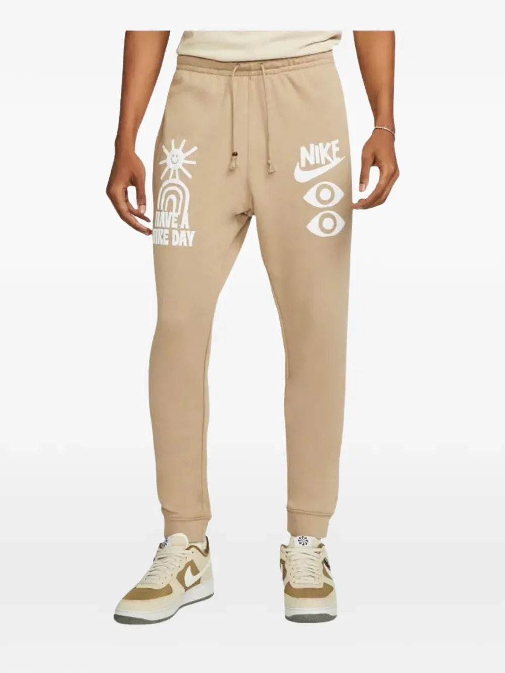 Спортивные махровые брюки Nike, нейтральный