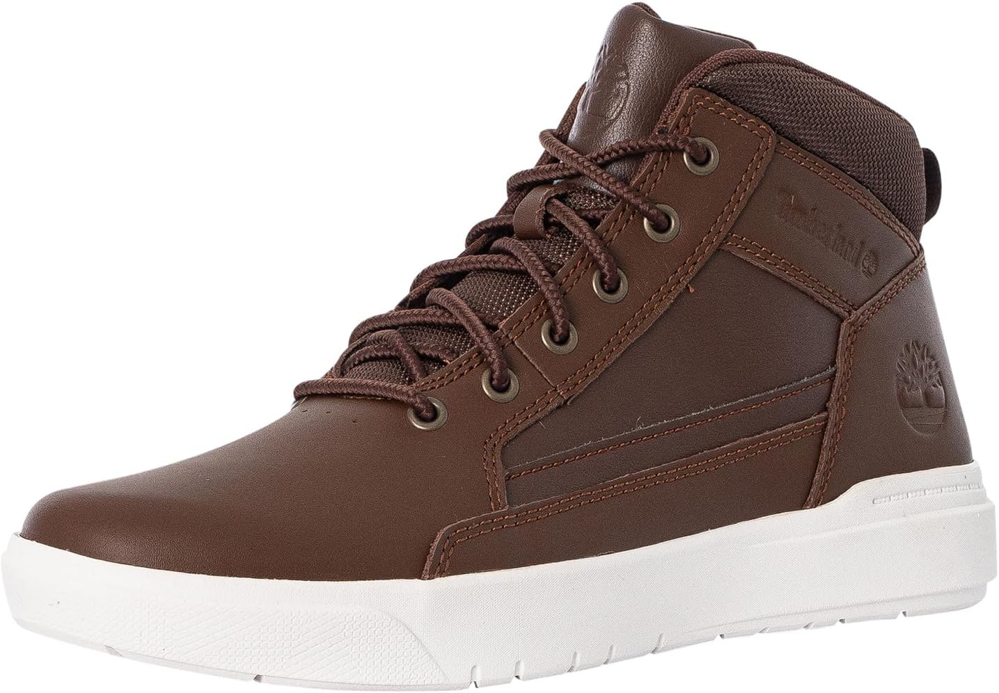 

Timberland мужские кроссовки Allston Mid на шнуровке, Medium Brown Full-Grain