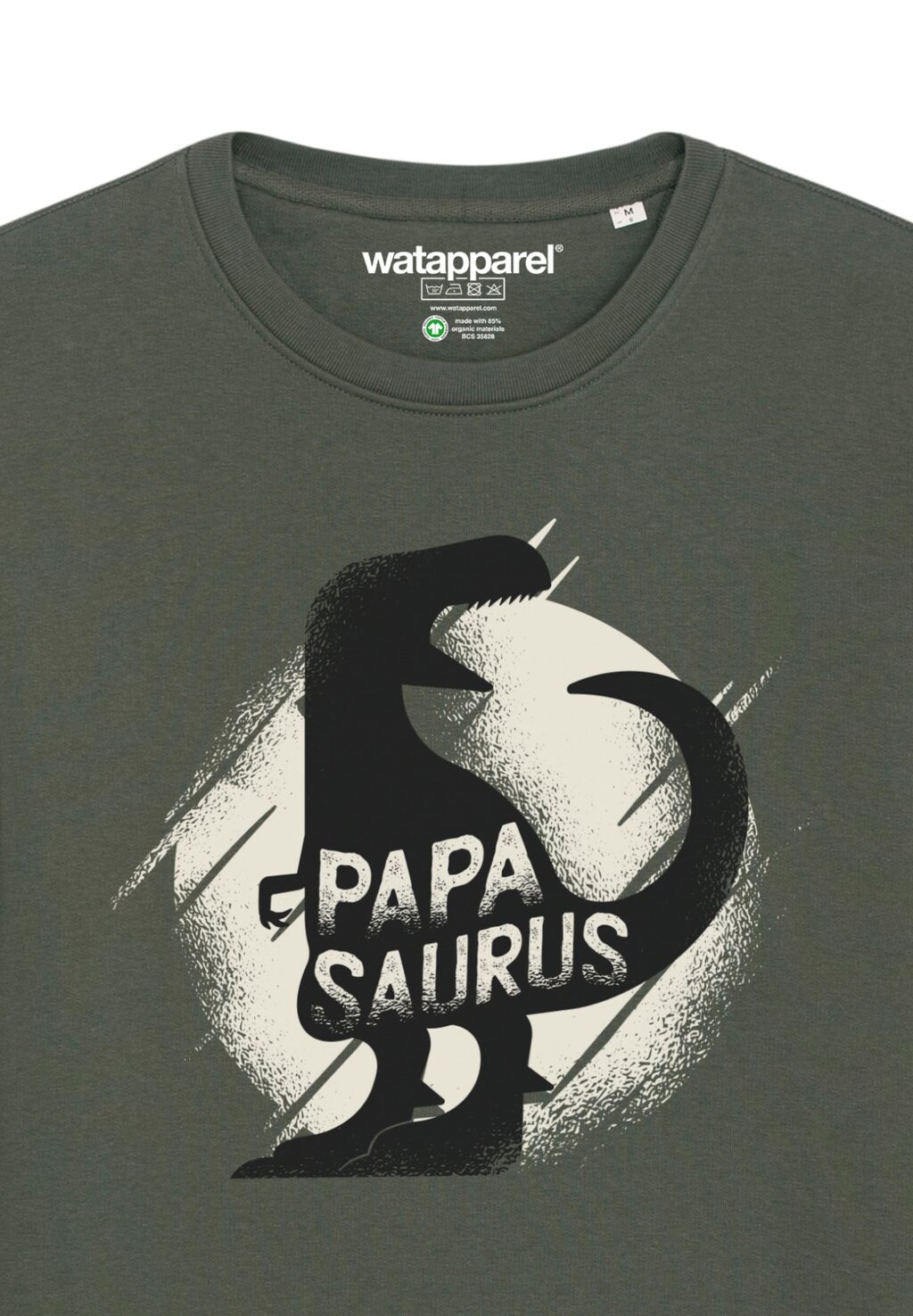 

Толстовка PAPASAURUS watapparel, хаки