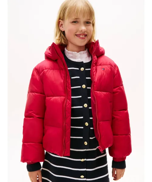 

Куртка Relaxed fit Tommy Hilfiger, розовый