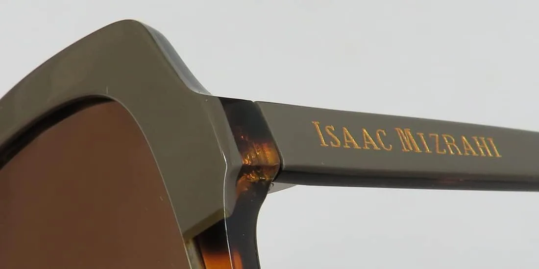 

Солнцезащитные очки Isaac Mizrahi 30216, женские/дамские, увеличенного размера, в полной оправе, с 100% защитой от UVA и UVB лучей (55-16-130, коричневые), Brown