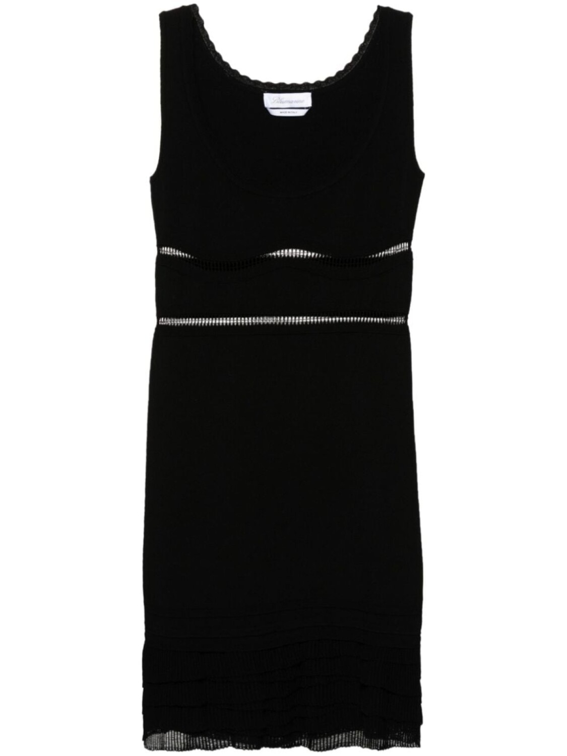 

Blumarine платье мини из джерси, черный