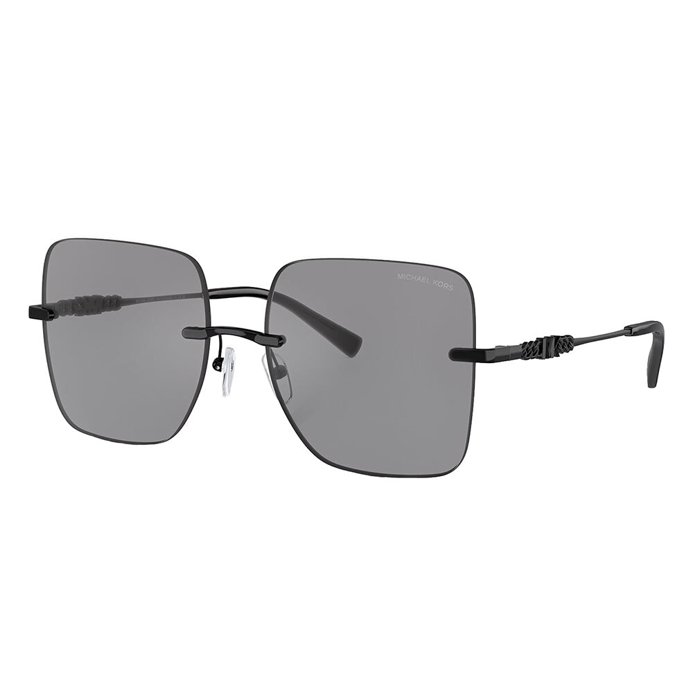 

Michael Kors QUEBEC MK 1150 1005/1 Женские квадратные солнцезащитные очки 55 мм, цвет Grey Solid Back Mirror