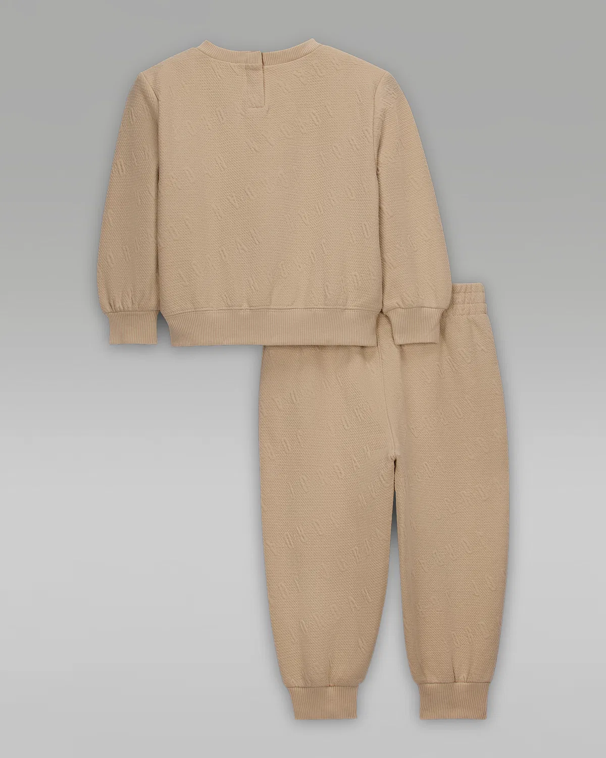 Детский набор (12-24M) 2-Piece Bubble Knit Crew Set Jordan, Brown — фото 2