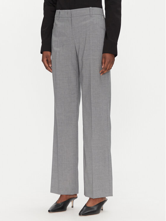 

Брюки из ткани relaxed fit Tilda9 50542004 Boss, серый