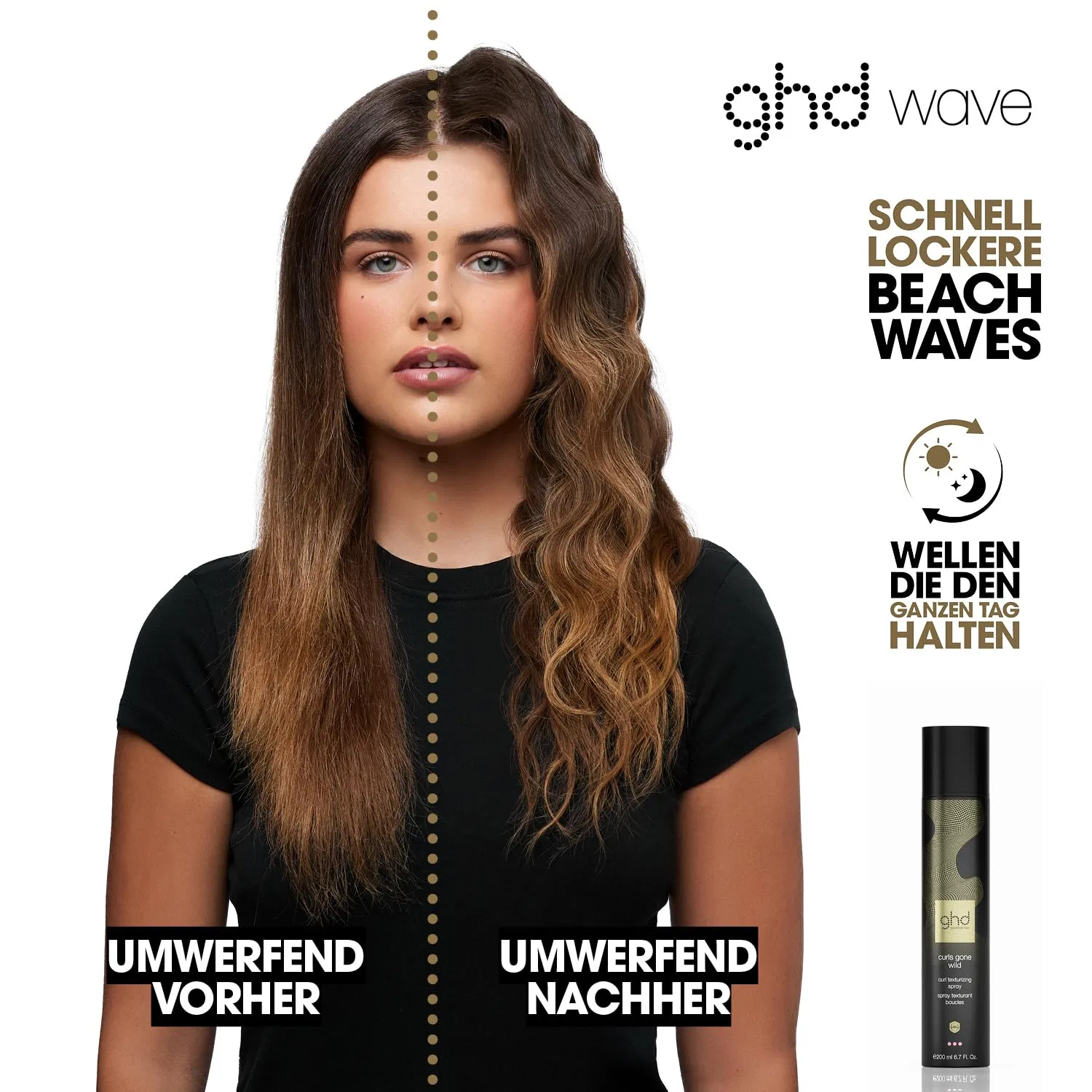 Текстурирующий спрей для объема «Curls Gone Wild» от ghd Ghd — фото 2
