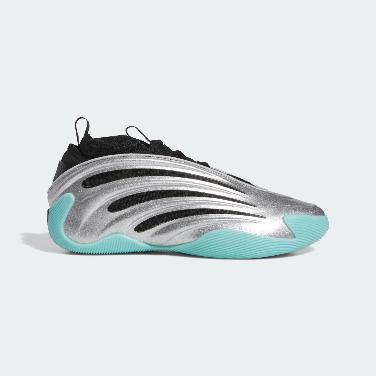 Кроссовки мужские, Harden Volume 9, Adidas, черный/ярко-голубой — фото 2
