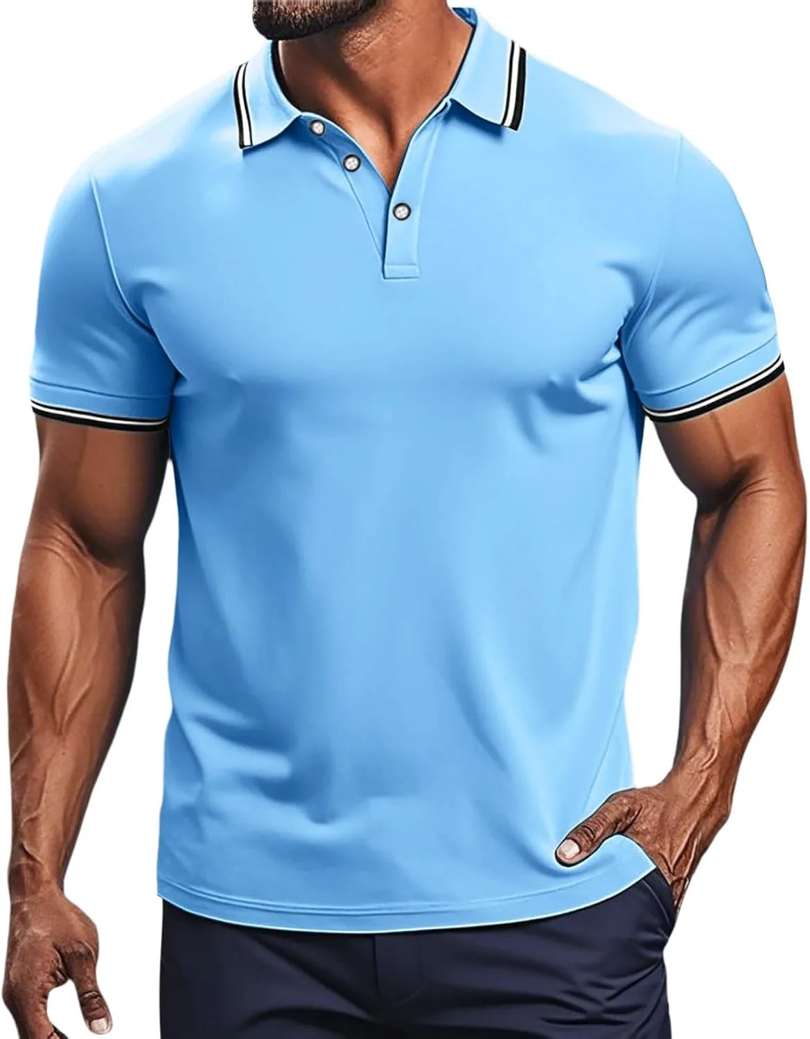 Мужская летняя рубашка с коротким рукавом Casual Loose Fit — фото 2