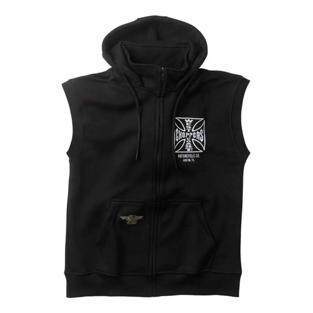 

Толстовка West Coast Choppers OG ATX full zip, черный