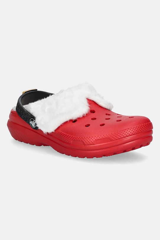 

Детские шлепанцы CLASSIC LINED SANTA CLOG Crocs, красный