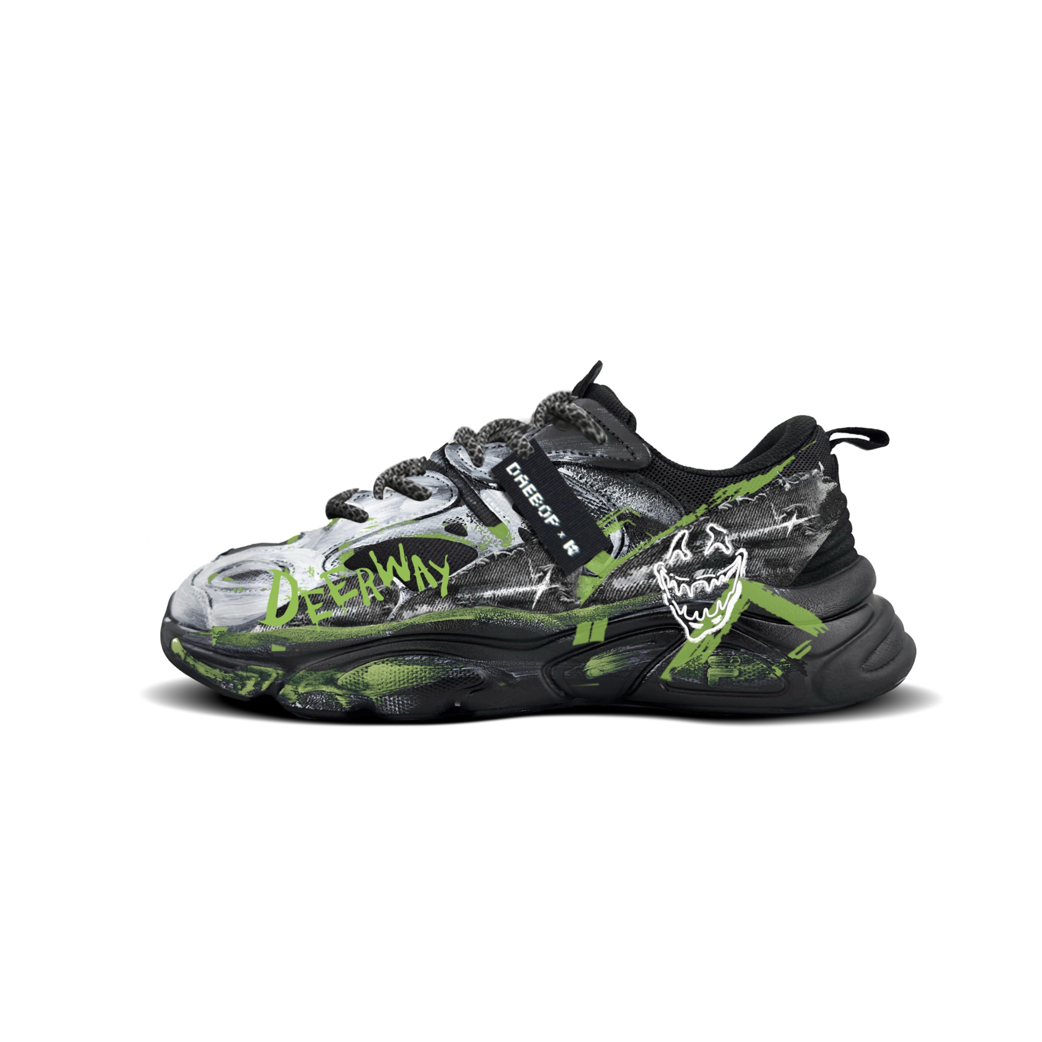 

FILA Мужские повседневные кроссовки Mars 2 Low top черные зеленые