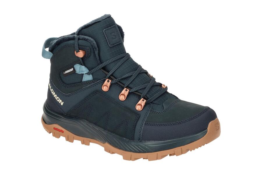 Ботинки Salomon Outchill Thinsulate синие водонепроницаемые женские 473773