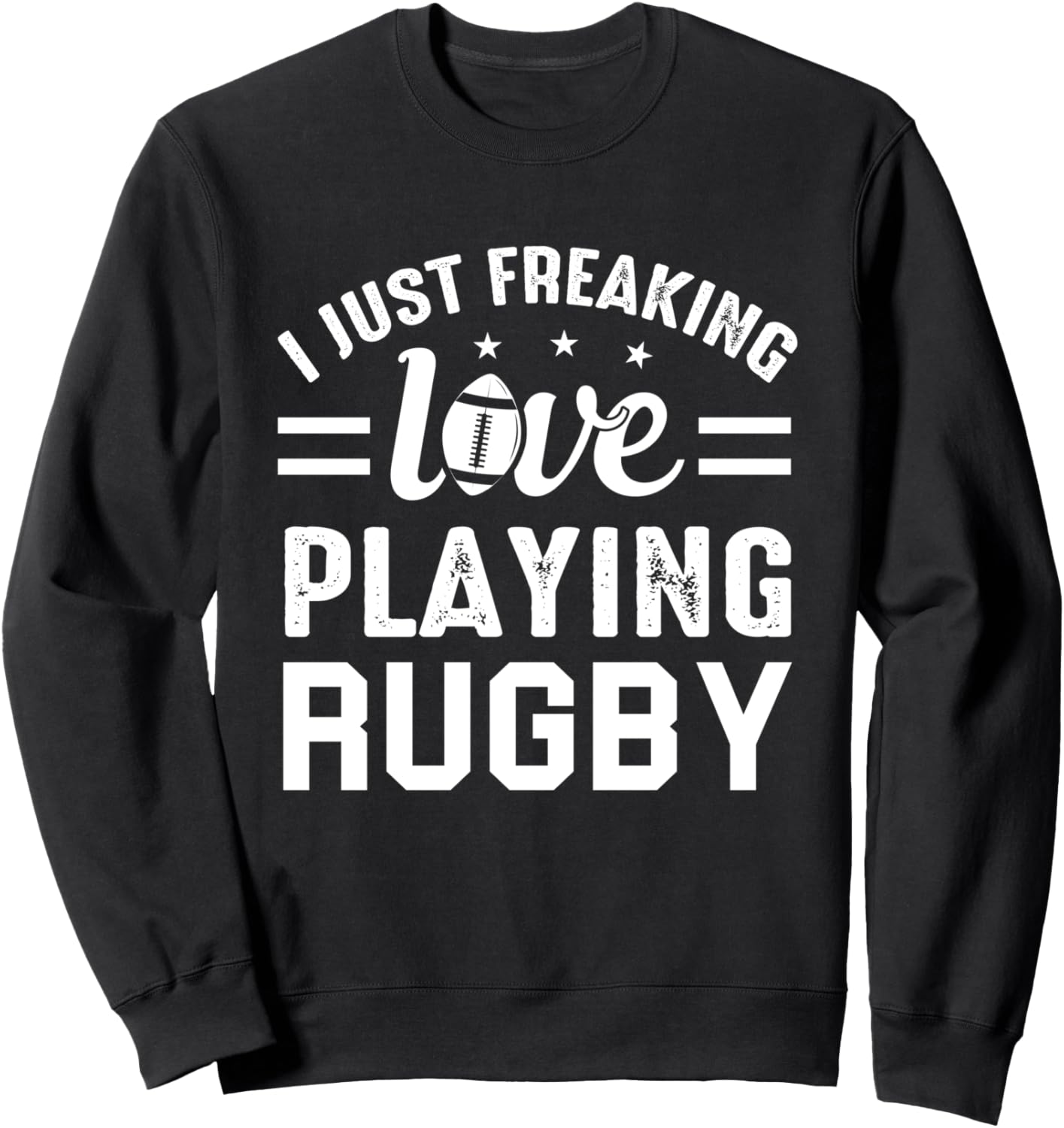 

Я просто обожаю играть в регби - толстовка с надписью «Регби» Rugby Player Rugby Game Rugby Lover, черный