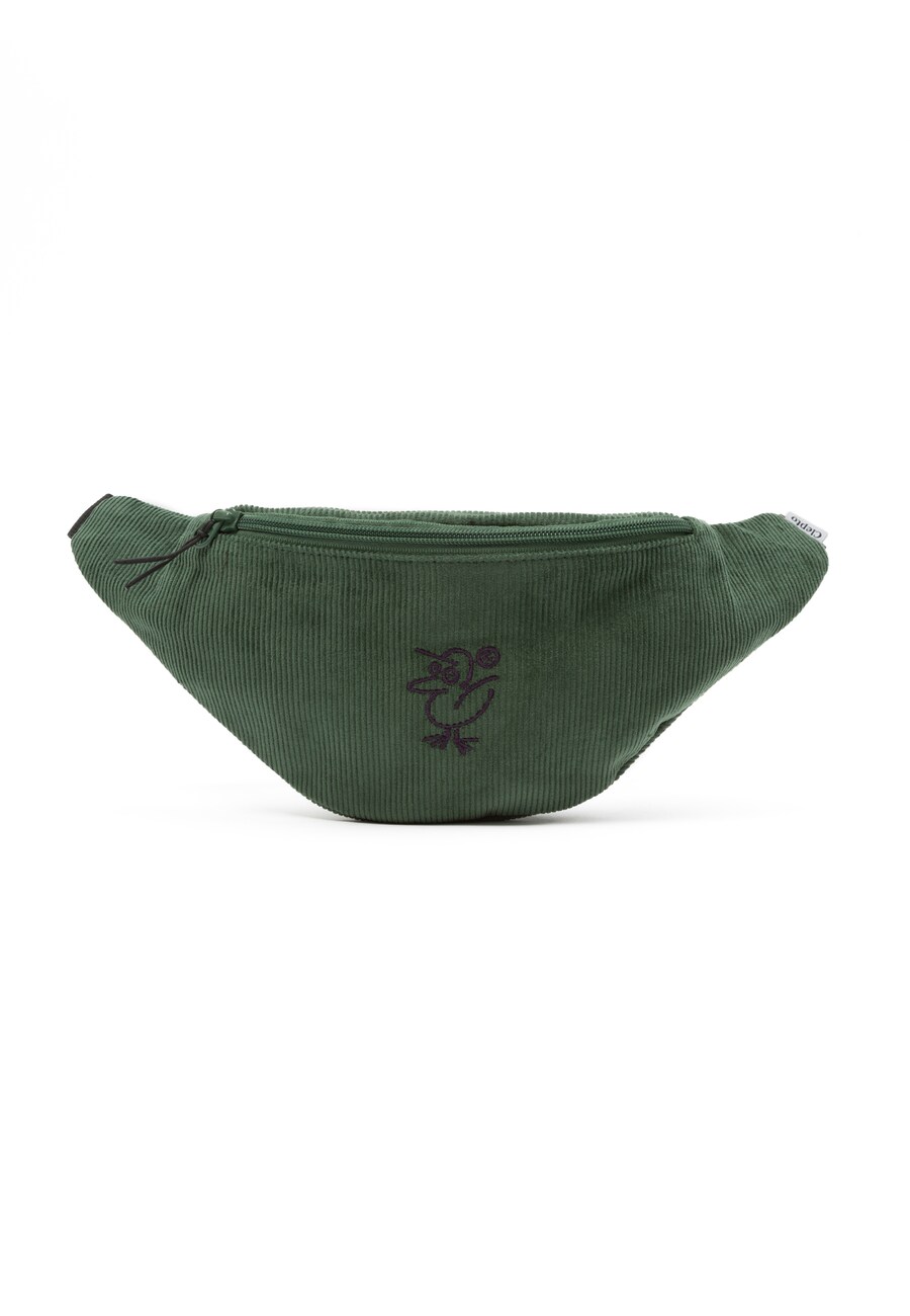 

Поясная сумка Cleptomanicx Sketched Gull, темно-зеленый