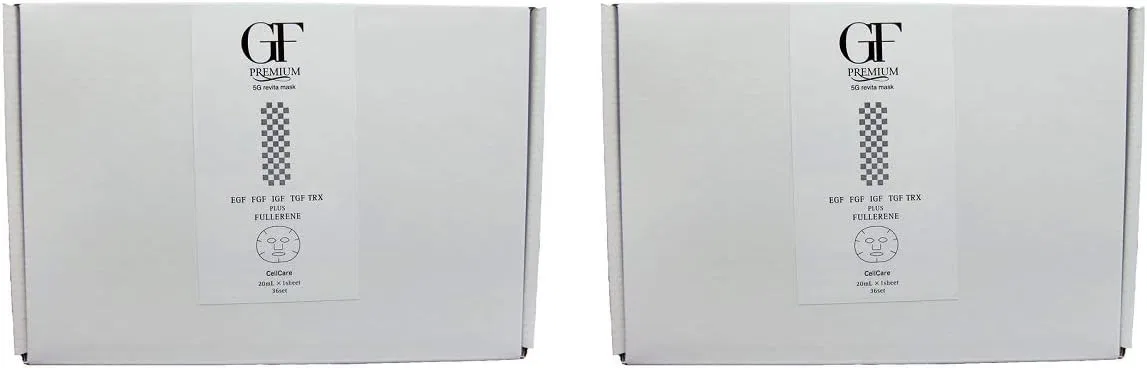 Набор Sheet — Маска для лица Celcare GF Premium Series 5G Revitator, 36 шт x 2 набора