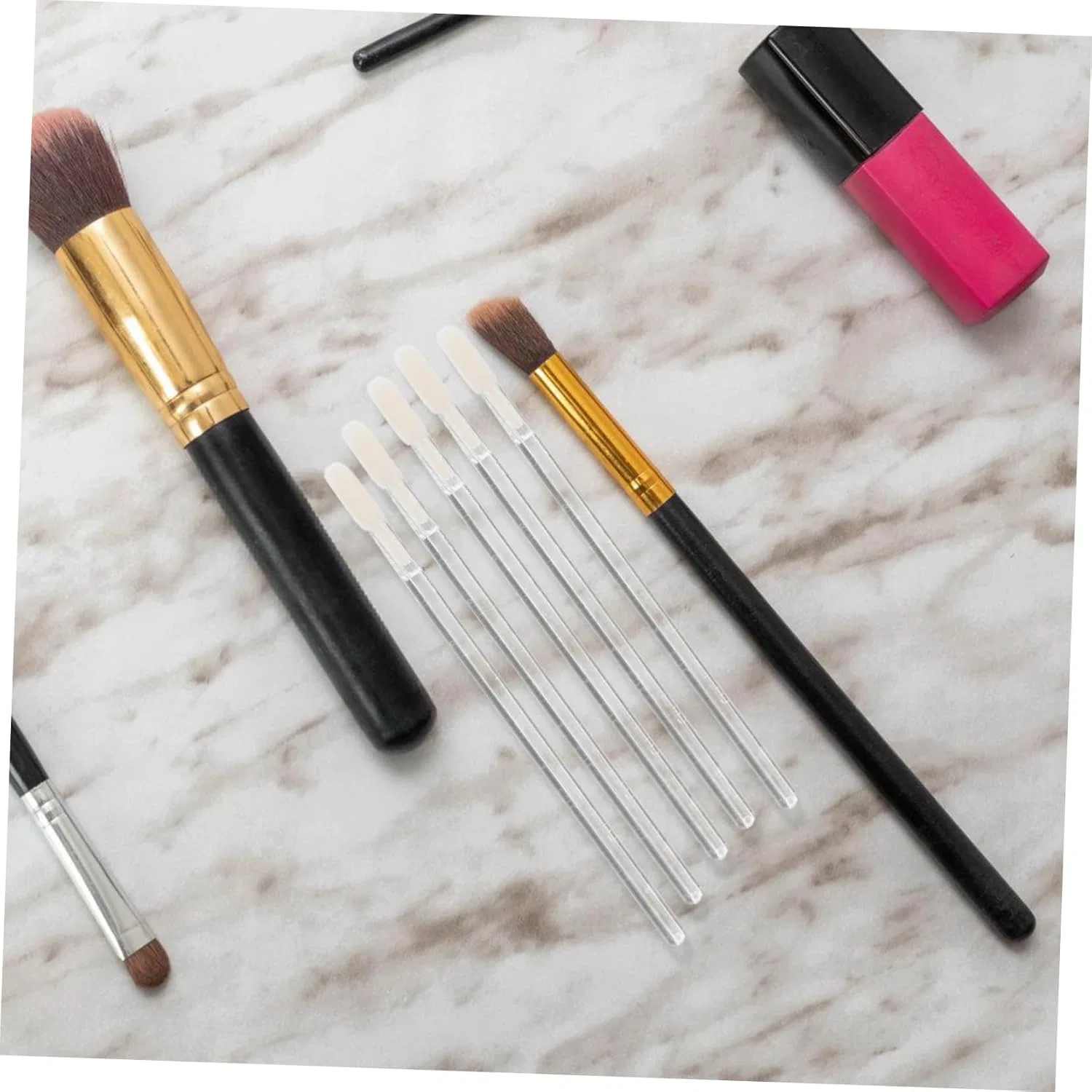 Кисти для губ POPETPOP прозрачные 100 шт — фото 4