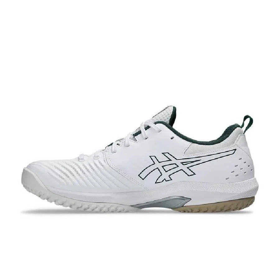 Мужские кроссовки для тенниса «Prestige Neo OC Wide» от ASICS, (100) White/Pure Silver — фото 2