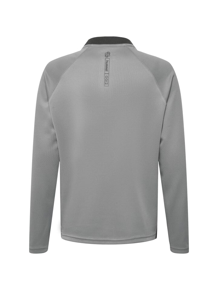 Толстовка Hummel Halbreißverschluss Sweatshirt Raglanärmel Hmlgg12 Multisport Kinder, цвет ALLOY — фото 3