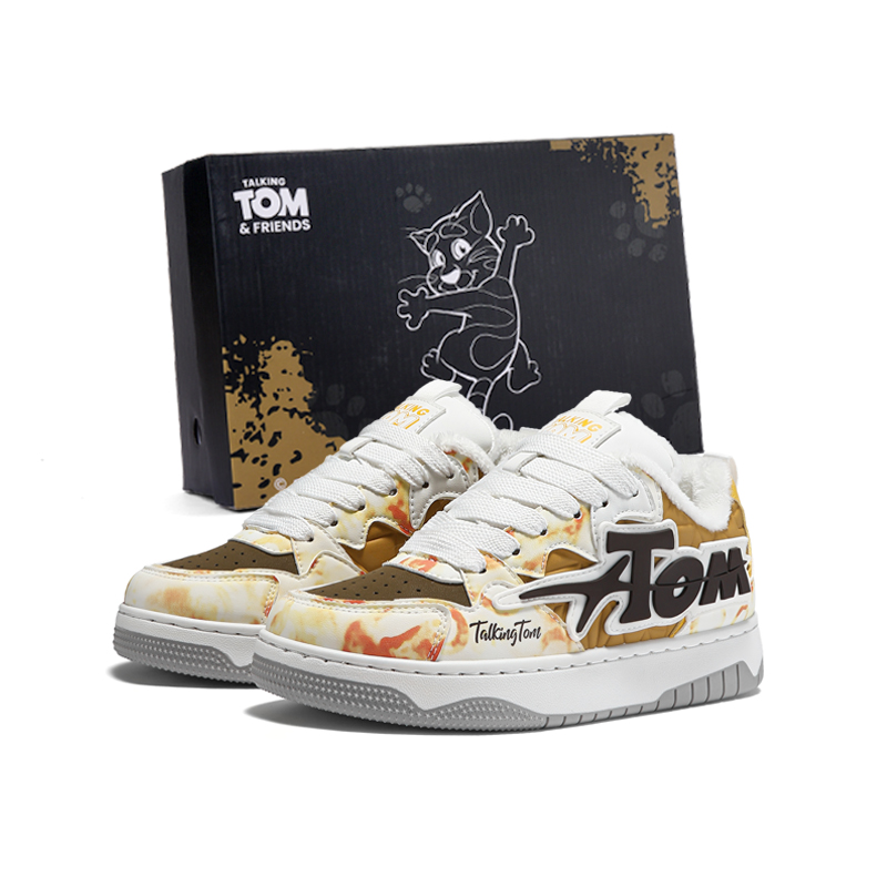 

TALKING TOM Кроссовки для скейтбординга унисекс низкие Electra Yellow/Classic Black White/Lake Blue/Pearl Beige