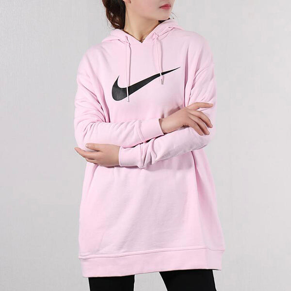 Толстовка спортивная одежда swoosh hoodie Nike, розовый — фото 3