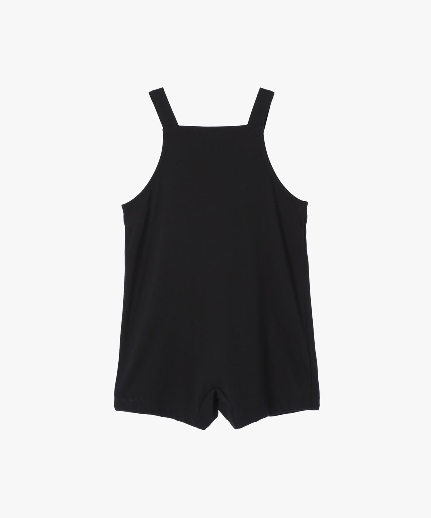 Детский хлопковый комбинезон с вышитым логотипом "b". Agnes B. Enfant, black — фото 2