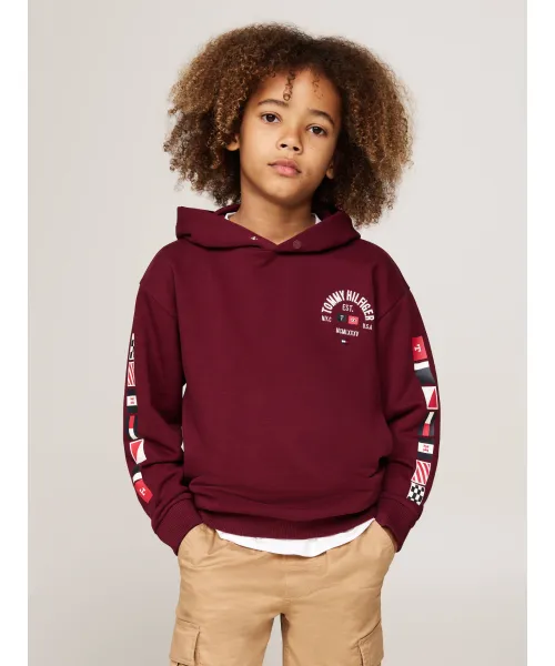 

Толстовка Regular fit Tommy Hilfiger, красный