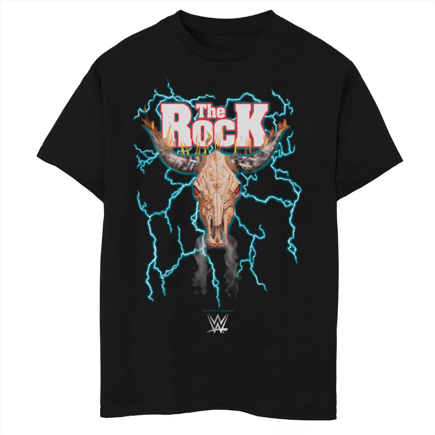 

Футболка WWE The Rock Skull Of Bison для мальчиков 8–20 лет Licensed Character