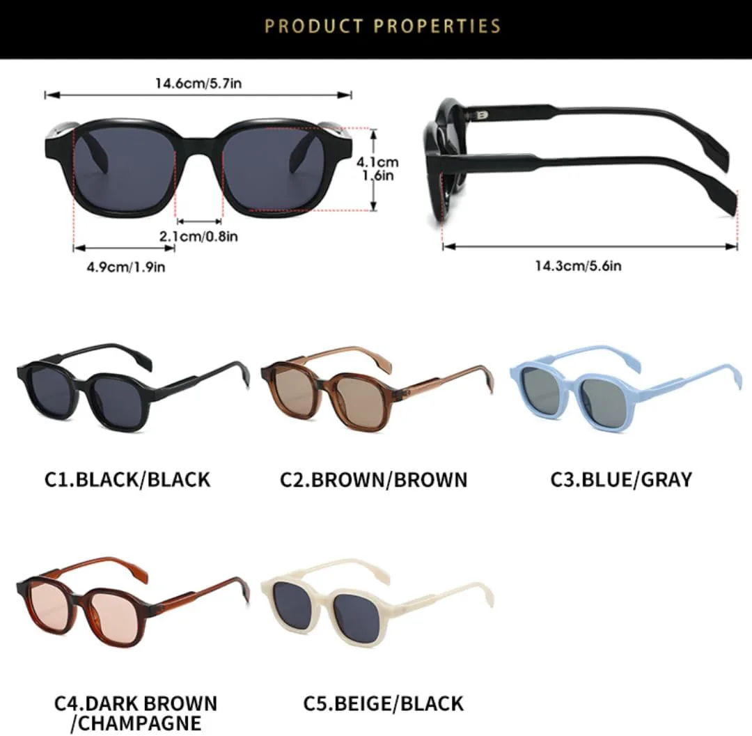 

Классические ретро-солнцезащитные очки для женщин и мужчин, для активного отдыха, путешествий, вождения, унисекс, защита от УФ-излучения UV400 UUPTTPL, Tea Tea